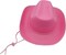 4E's Novelty Pink Cowgirl Hat - Felt Cowboy Hat with Removable Chinstrap & Shapeable Brim for Party Dress Up, Festivals & Accessories